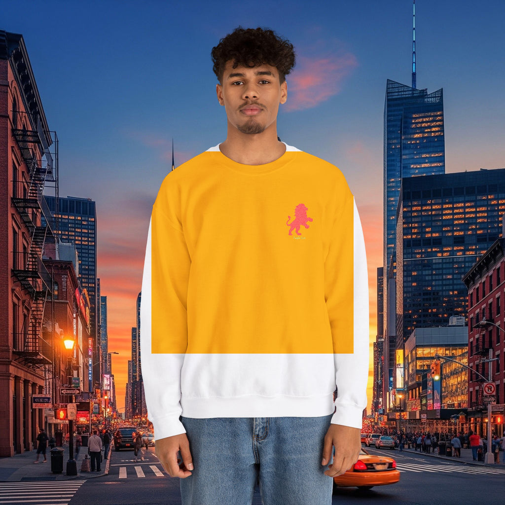 Legio Leo by DZ Royal Crewneck Sweatshirt | Mighty Lion Embroidered