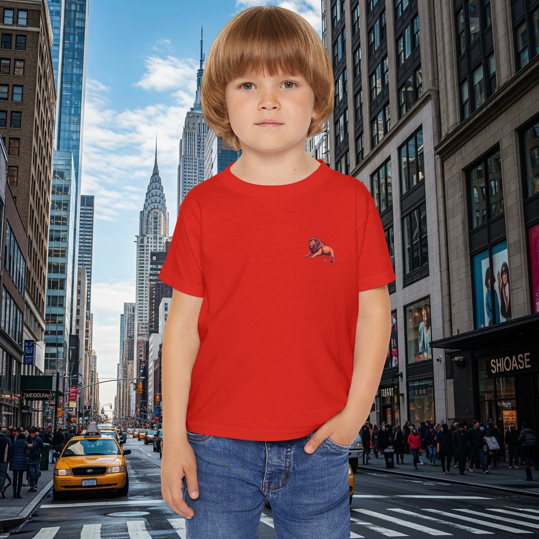 Toddler T‑Shirt — Legio Leo for Kids(Grown Lion)