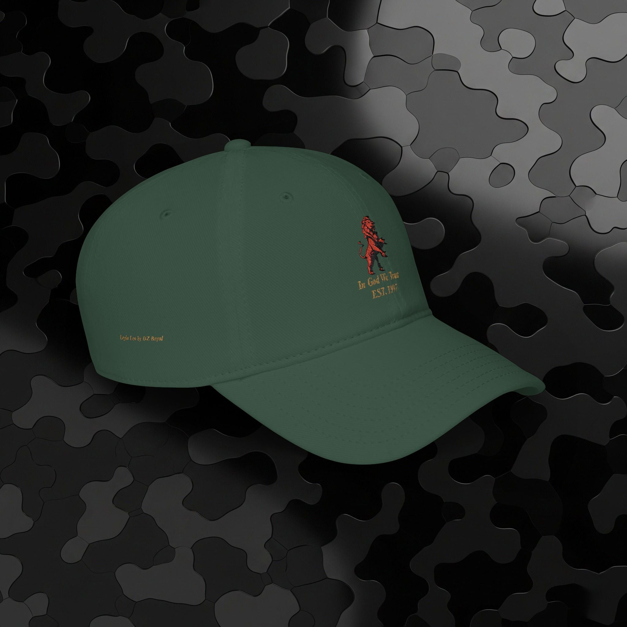 Low Profile Baseball Cap Classic Lion Logo Embroidery