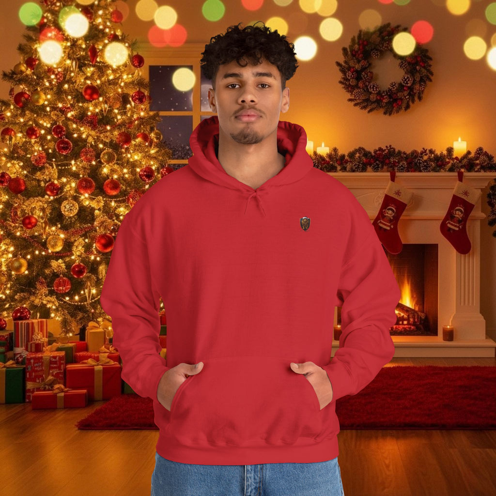 Christmas Holiday DZ Royal Cozy Unisex Hooded Sweatshirt