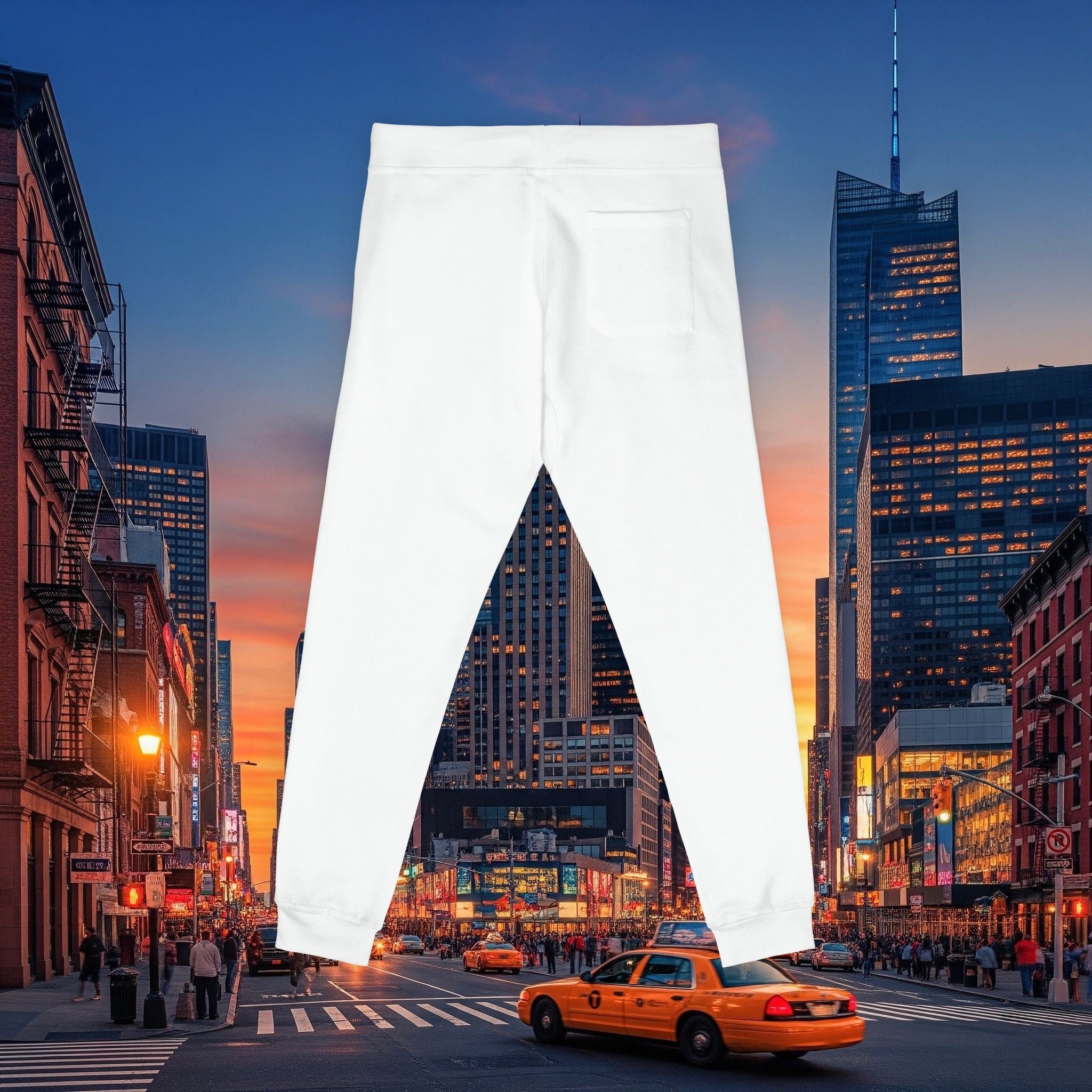 Legio Leo Sweatpants — OverLapping L’s Embroidery Design Cozy Fleece Joggers