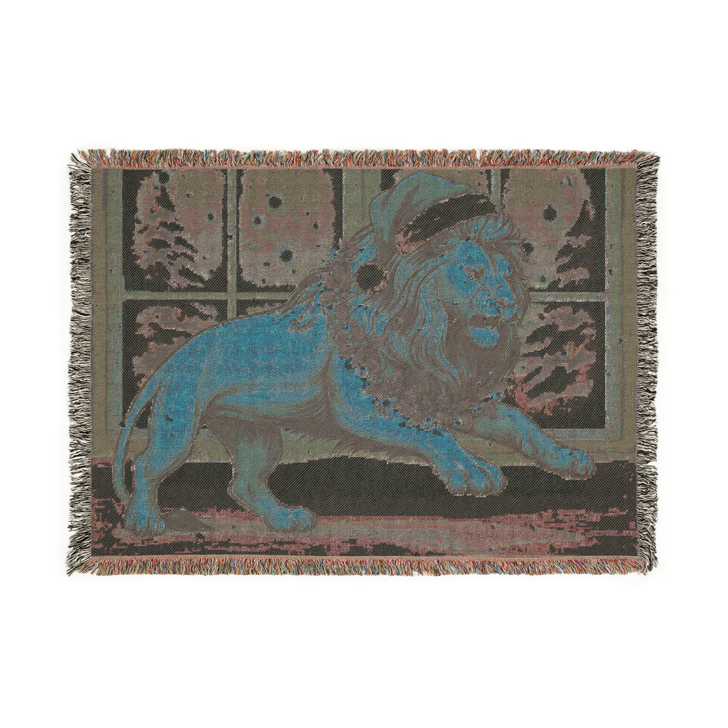 Festive Legio Leo by DZ Royal Woven Blanket for Cozy Winter Nights