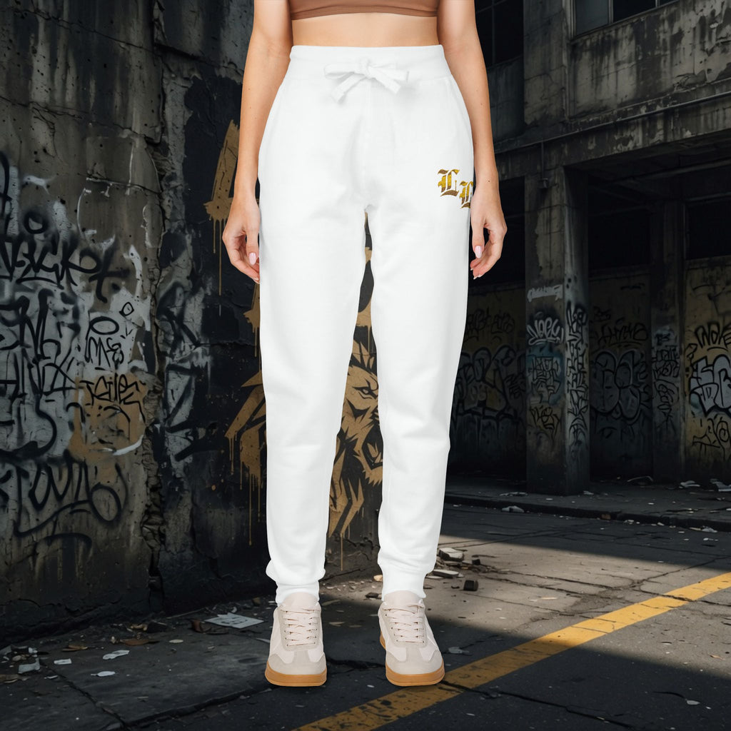 Legio Leo Embroidered Streetwear Fleece Sweatpants