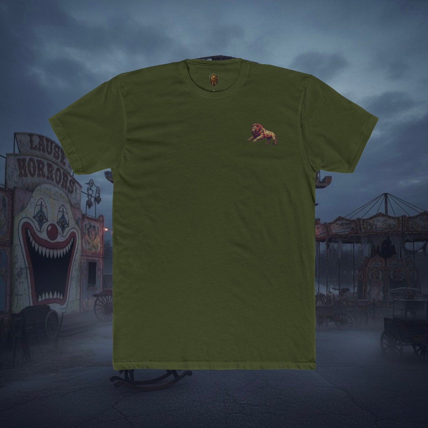 Undead Legio Leo by DZ Royal Cotton Crew Tee (Halloween Edition)