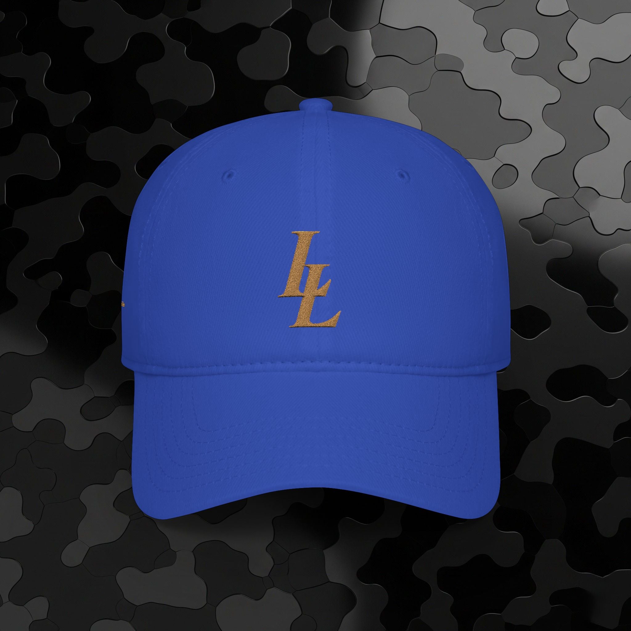 Low Profile Baseball Cap Overlapping 'LL' Embroidery