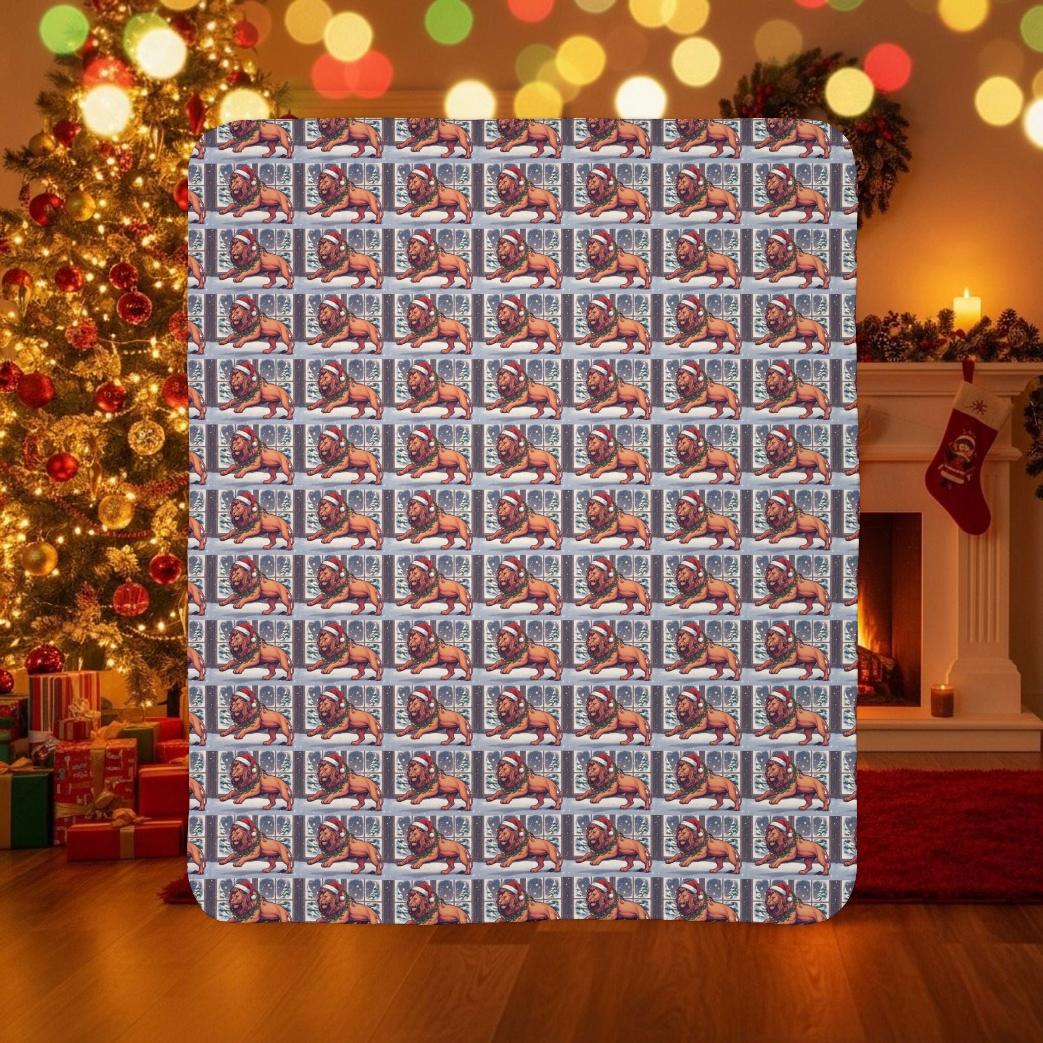 Legio Leo by DZ Royal Cozy Fleece Sherpa Blanket