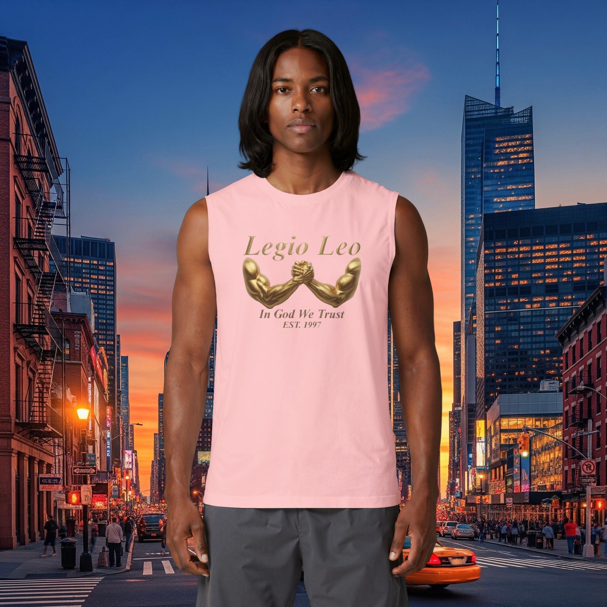 Legio Leo | Unisex Jersey Muscle Tank ‘Show Of Strength’