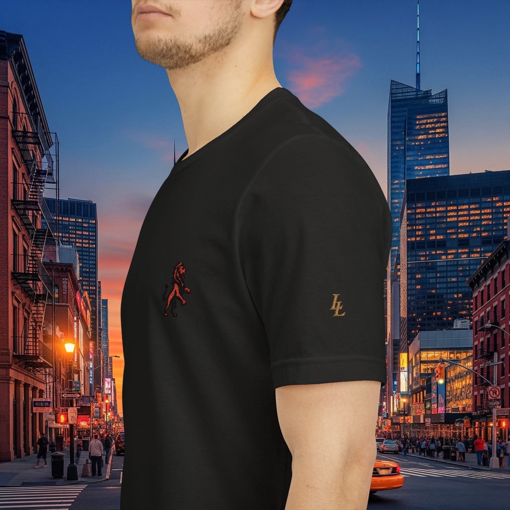 Classic Legio Leo by DZ Royal Tee — Legio Leo Embroidered Short Sleeve T-Shirt