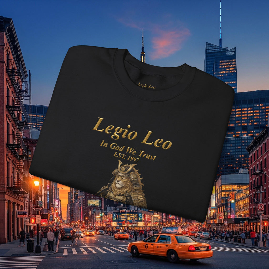Legio Leo Cozy Crewneck Sweatshirt | Peaceful Samurai Warrior