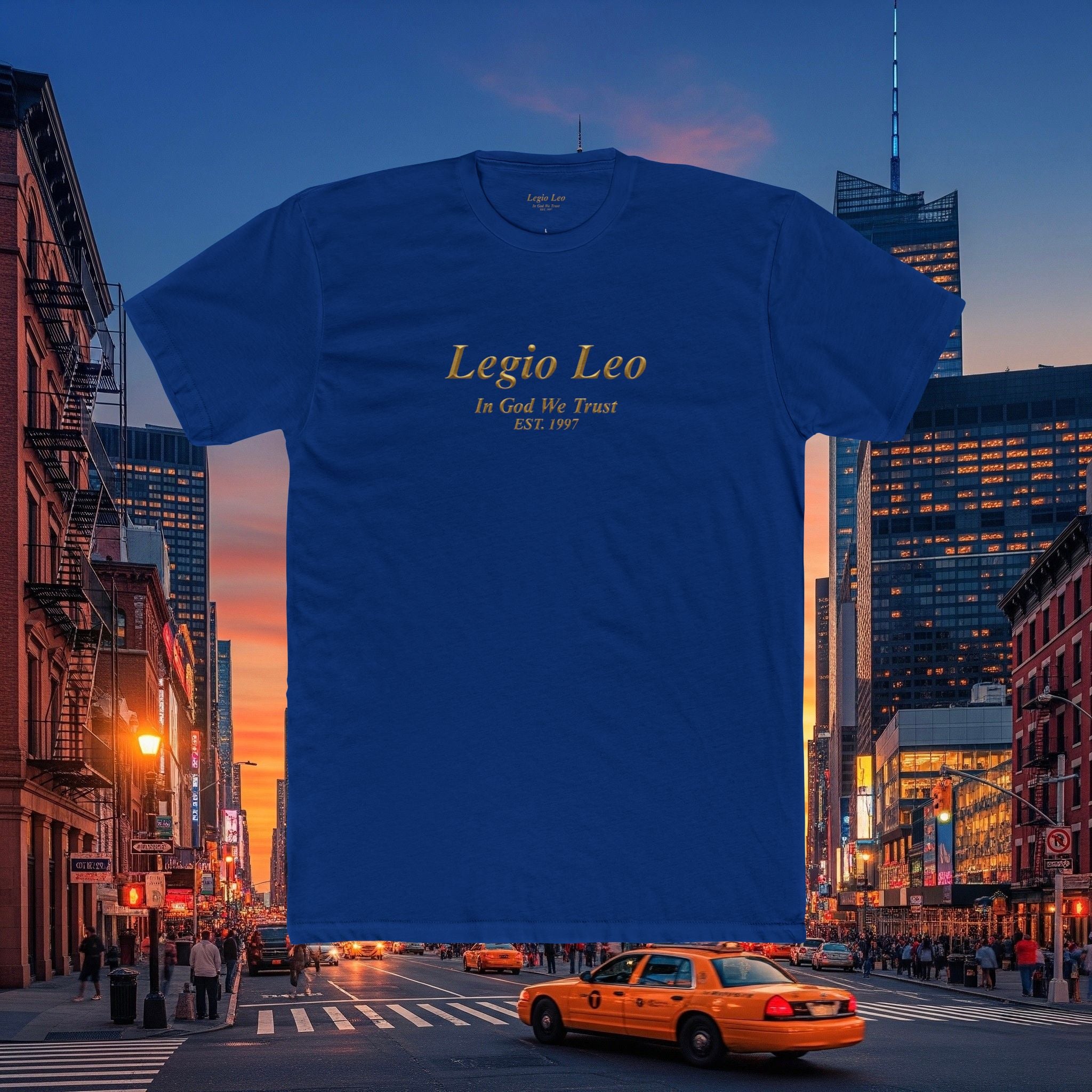 Legio Leo Plain Cotton Crew Tee