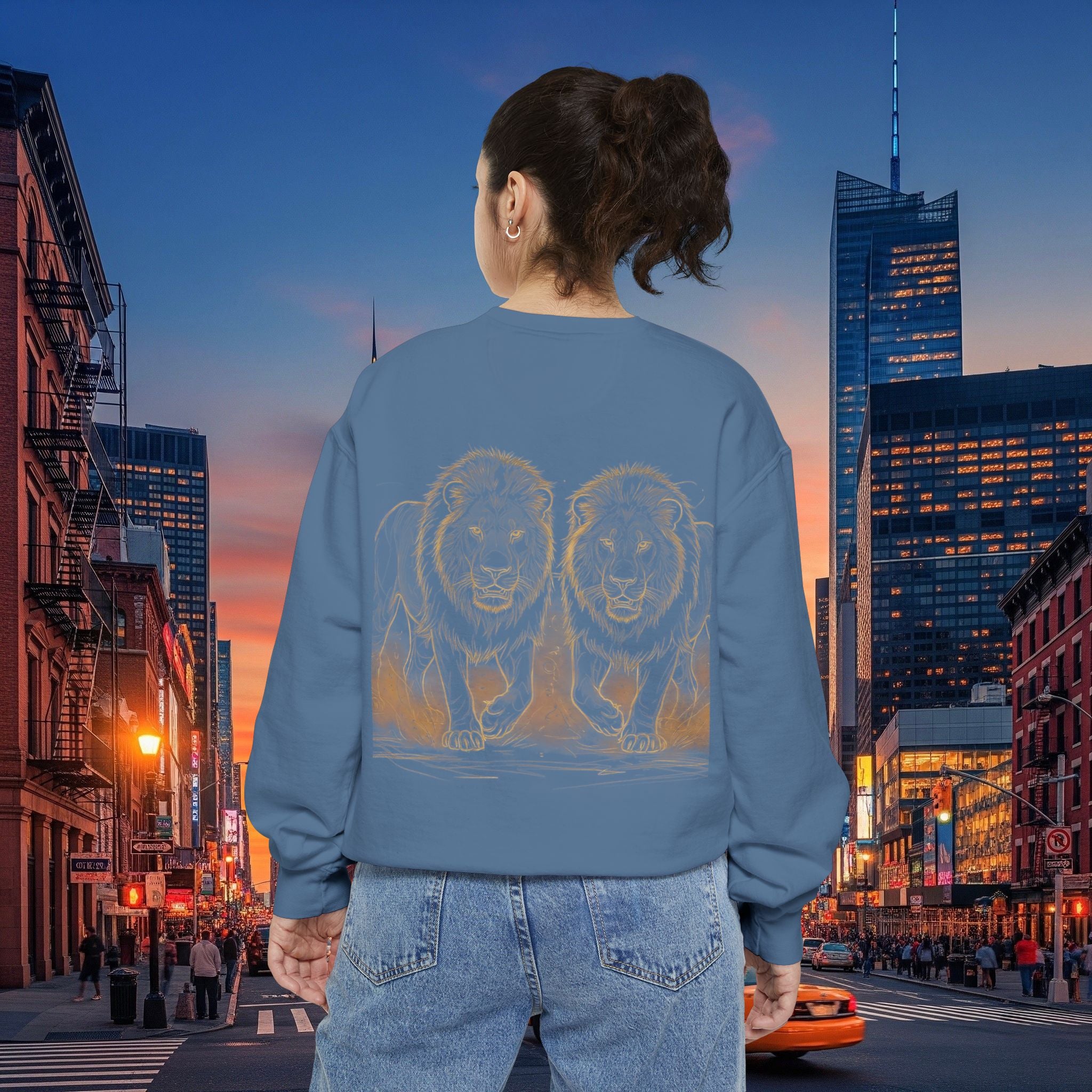 Legio Leo Sweatshirt – Minimal Gold Script Brothers 4 Life  Crewneck