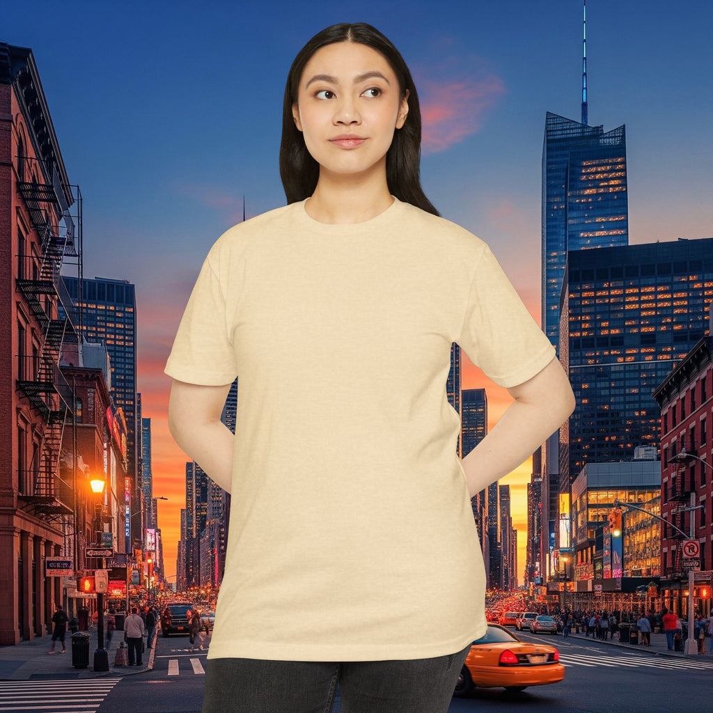 Classic Plain T‑Shirt — Unisex CVC Jersey Tee