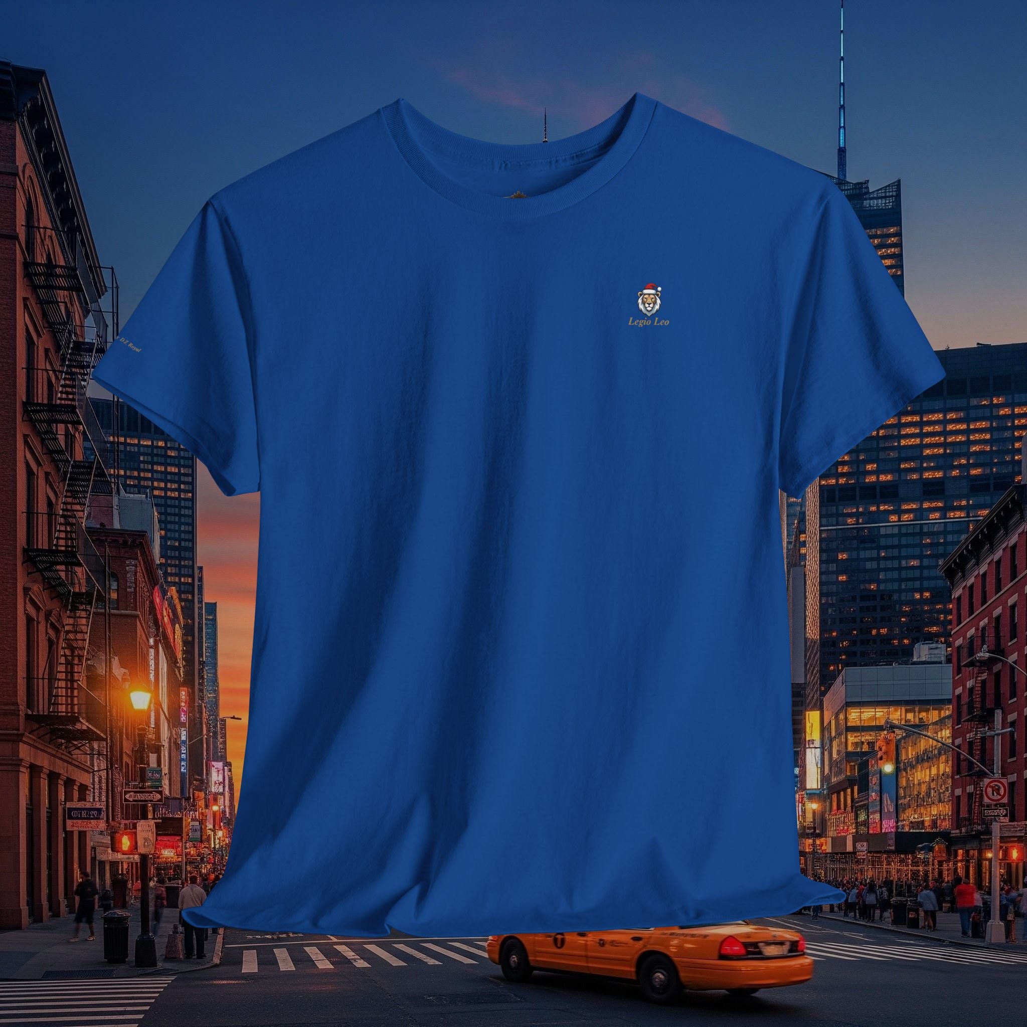 Christmas Holiday Legio Leo by DZ Royal Casual Cotton Tee