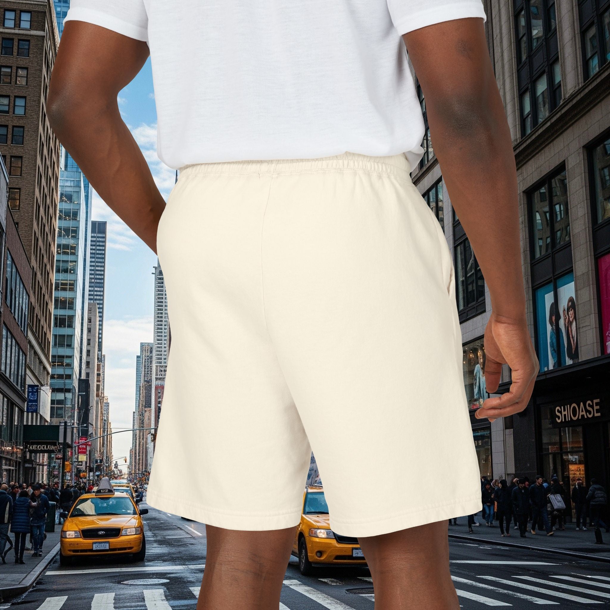 Legio Leo Graphic Sweat Shorts — Lightweight Garment-Dyed Fleece