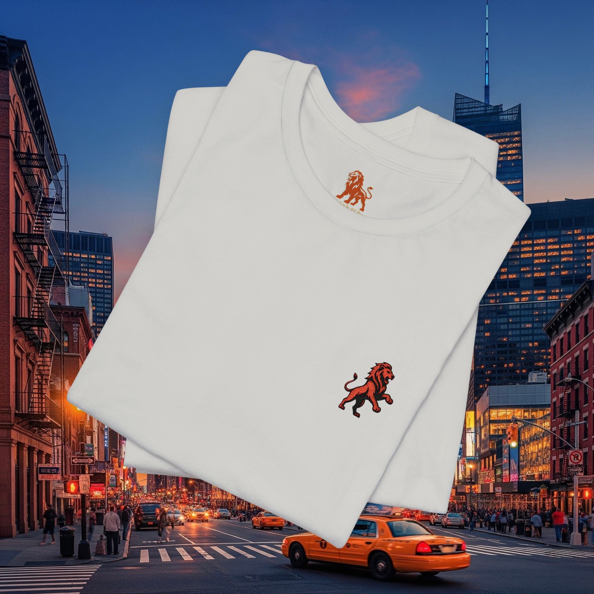Classic Legio Leo by DZ Royal Tee — Legio Leo Embroidered Short Sleeve T-Shirt