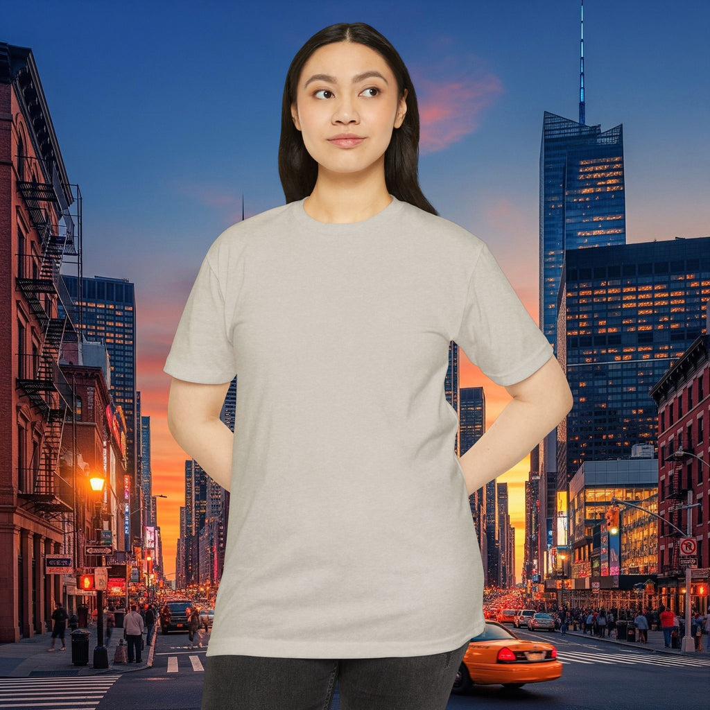Classic Plain T‑Shirt — Unisex CVC Jersey Tee