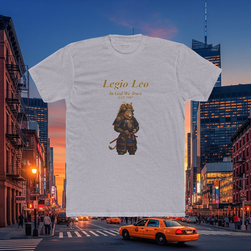 Legio Leo Warrior Cotton Crew Tee | Samurai Warrior Inspired Design