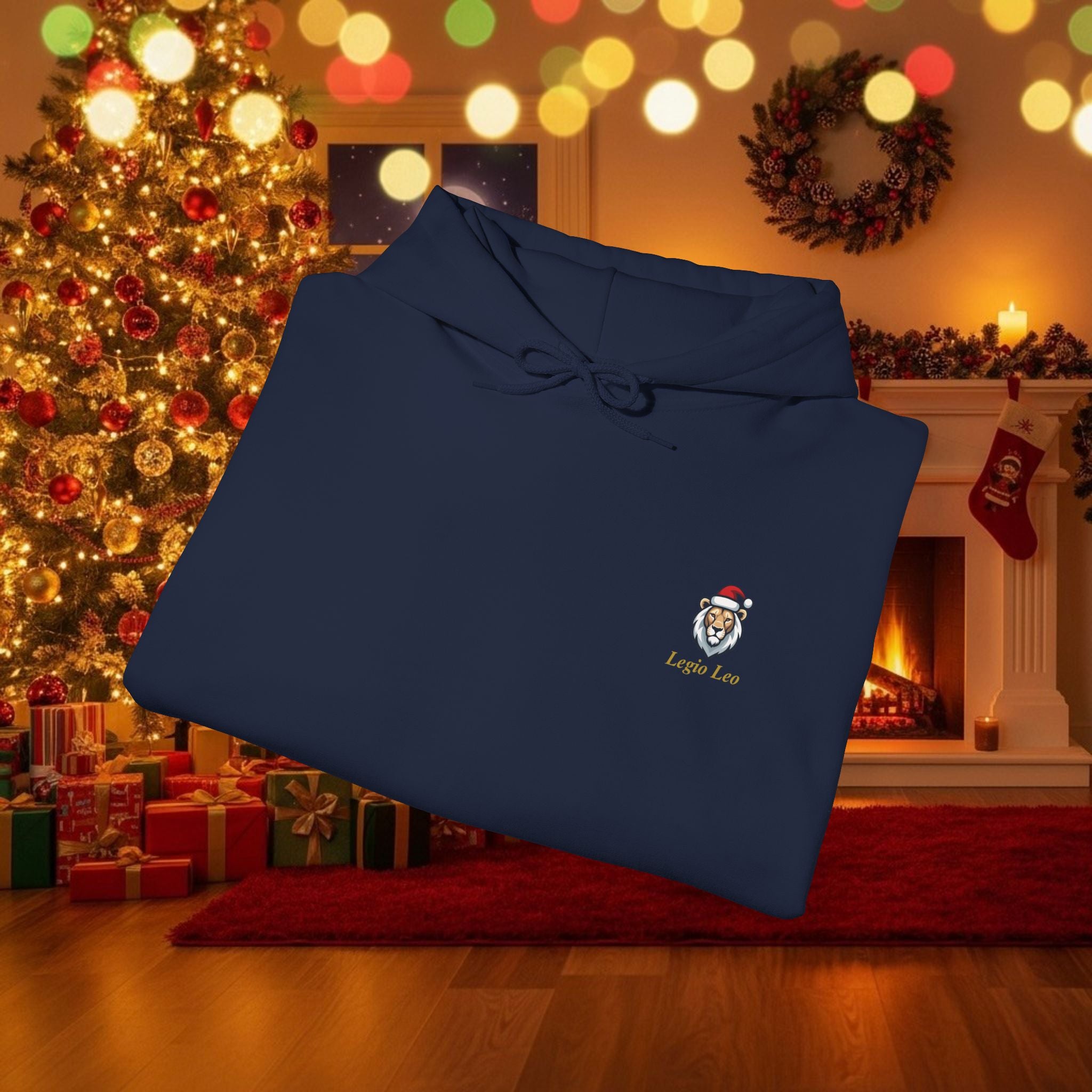 Christmas Legio Leo by DZ Royal Cozy Unisex Hooded Sweatshirt