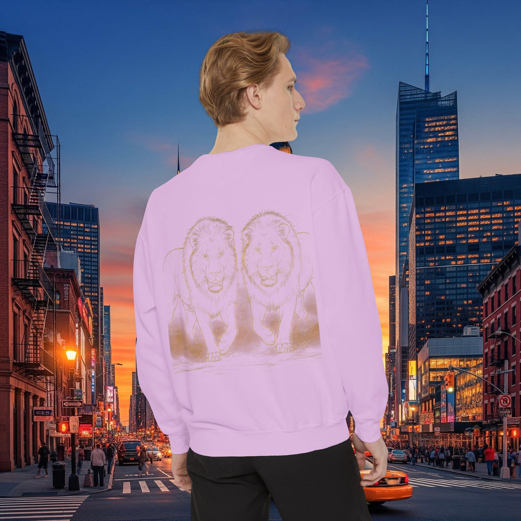 Legio Leo Sweatshirt – Minimal Gold Script Brothers 4 Life  Crewneck