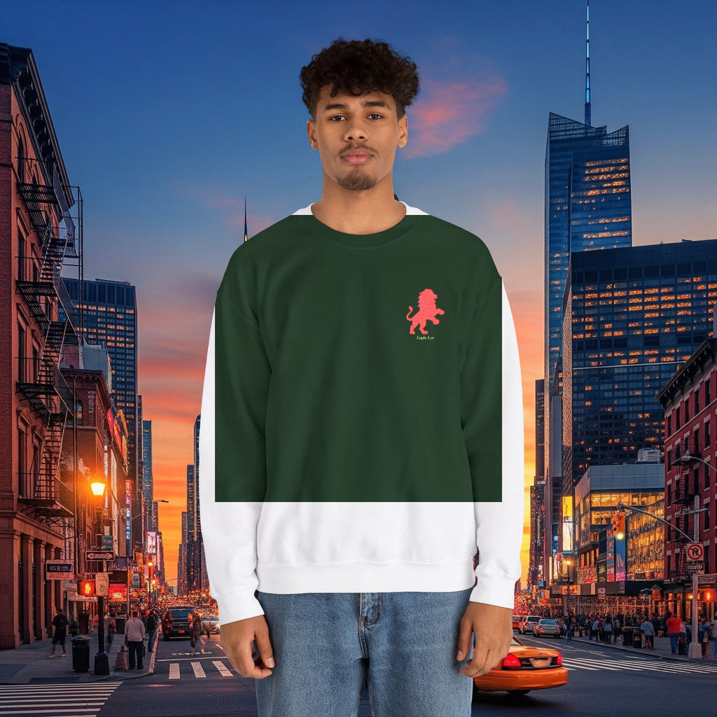 Legio Leo by DZ Royal Crewneck Sweatshirt | Mighty Lion Embroidered