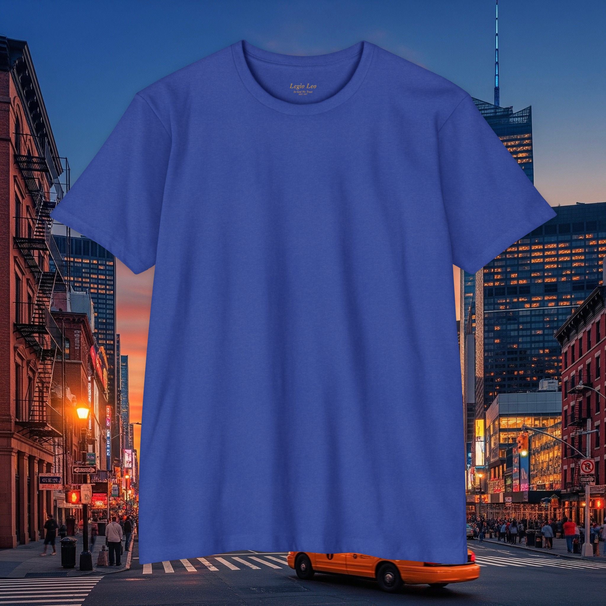 Classic Plain T‑Shirt — Unisex CVC Jersey Tee