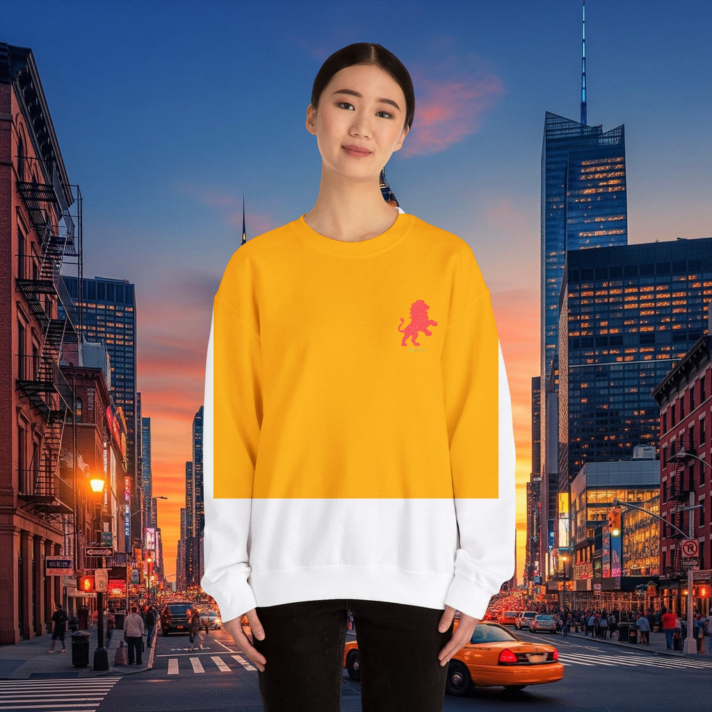 Legio Leo by DZ Royal Crewneck Sweatshirt | Mighty Lion Embroidered