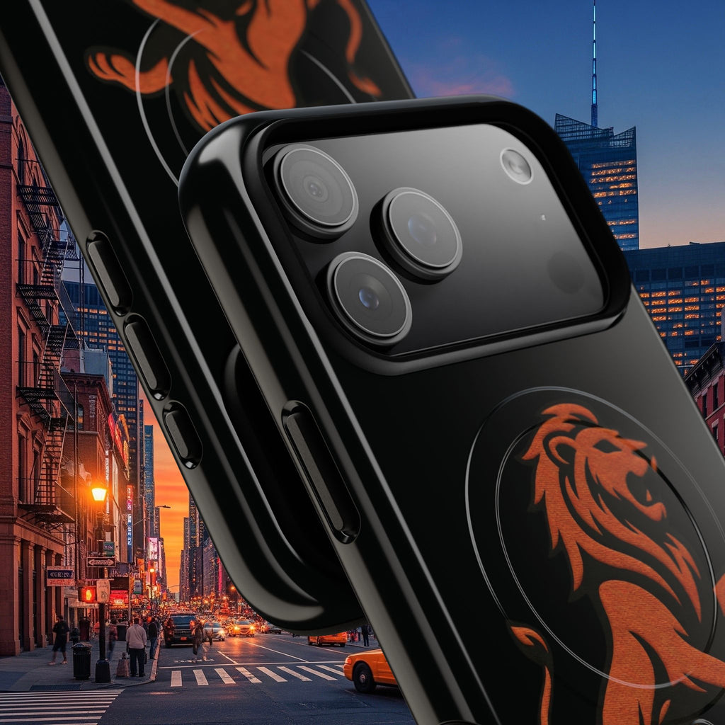 Tough Magnetic Phone Cases - Embrace Strength and Style, Legio Leo by DZ Royal Design, Durable Protection