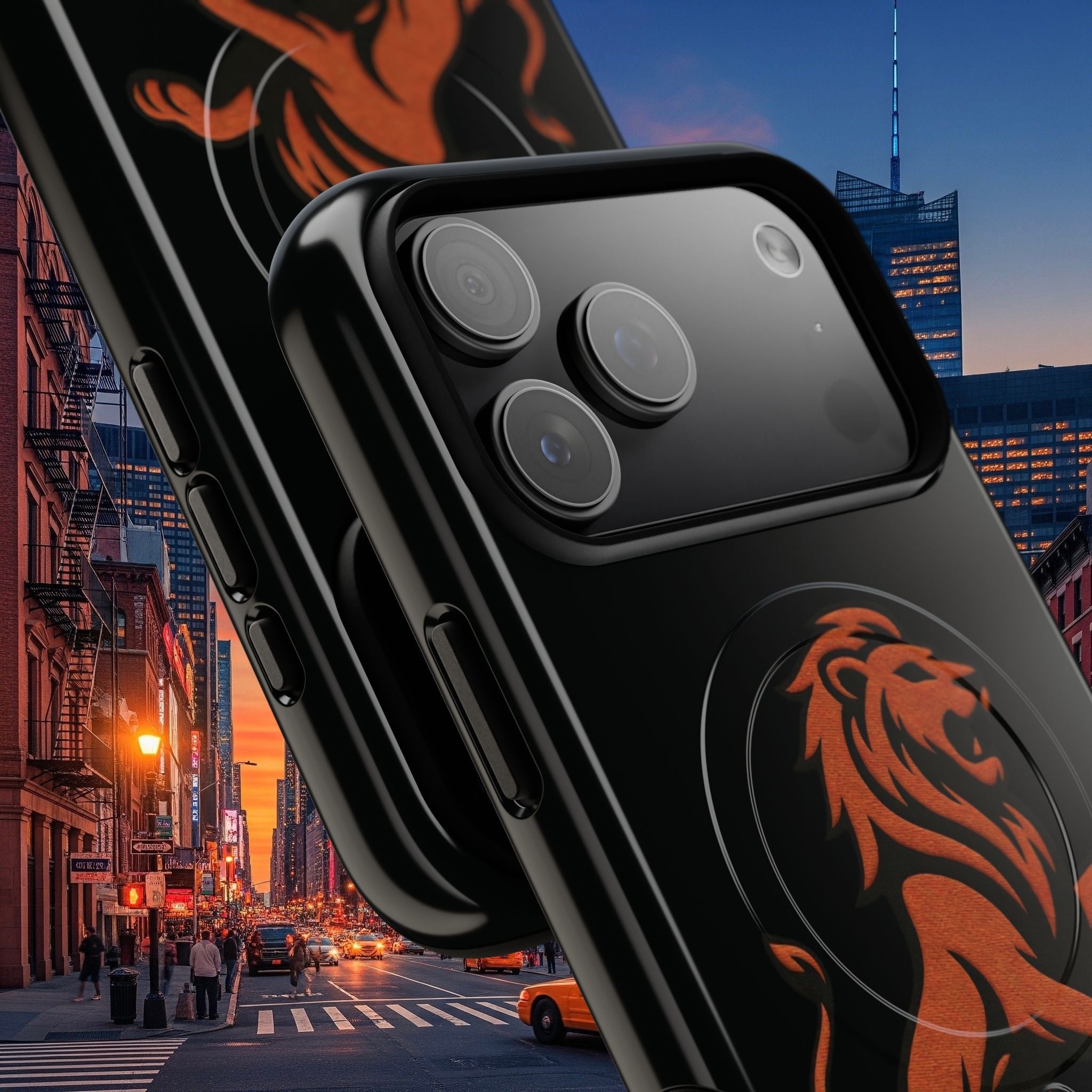 Tough Magnetic Phone Cases - Embrace Strength and Style, Legio Leo by DZ Royal Design, Durable Protection