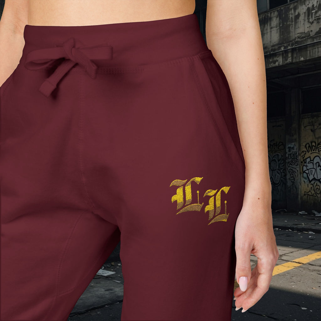 Legio Leo Embroidered Streetwear Fleece Sweatpants