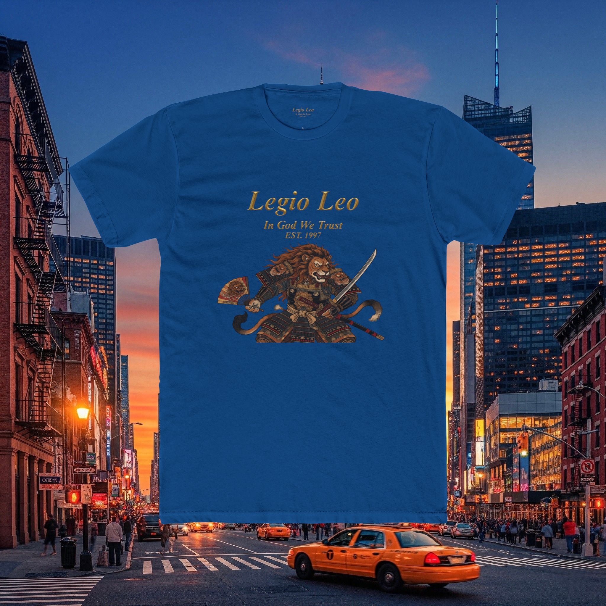 Legio Leo Samurai Warrior Cotton Crew Tee