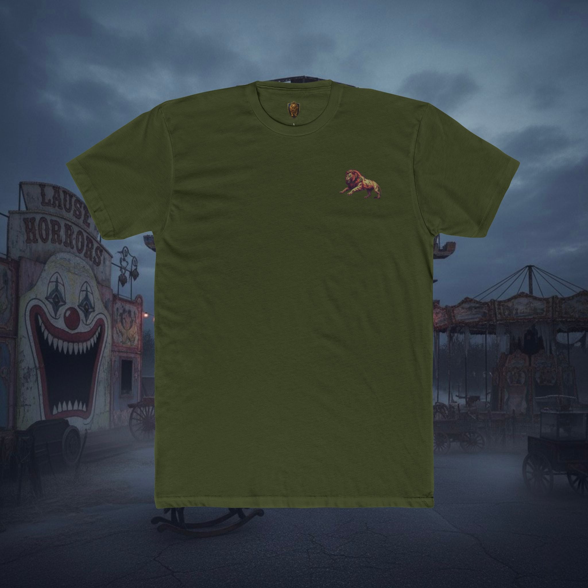 Undead Legio Leo by DZ Royal Cotton Crew Tee (Halloween Edition)