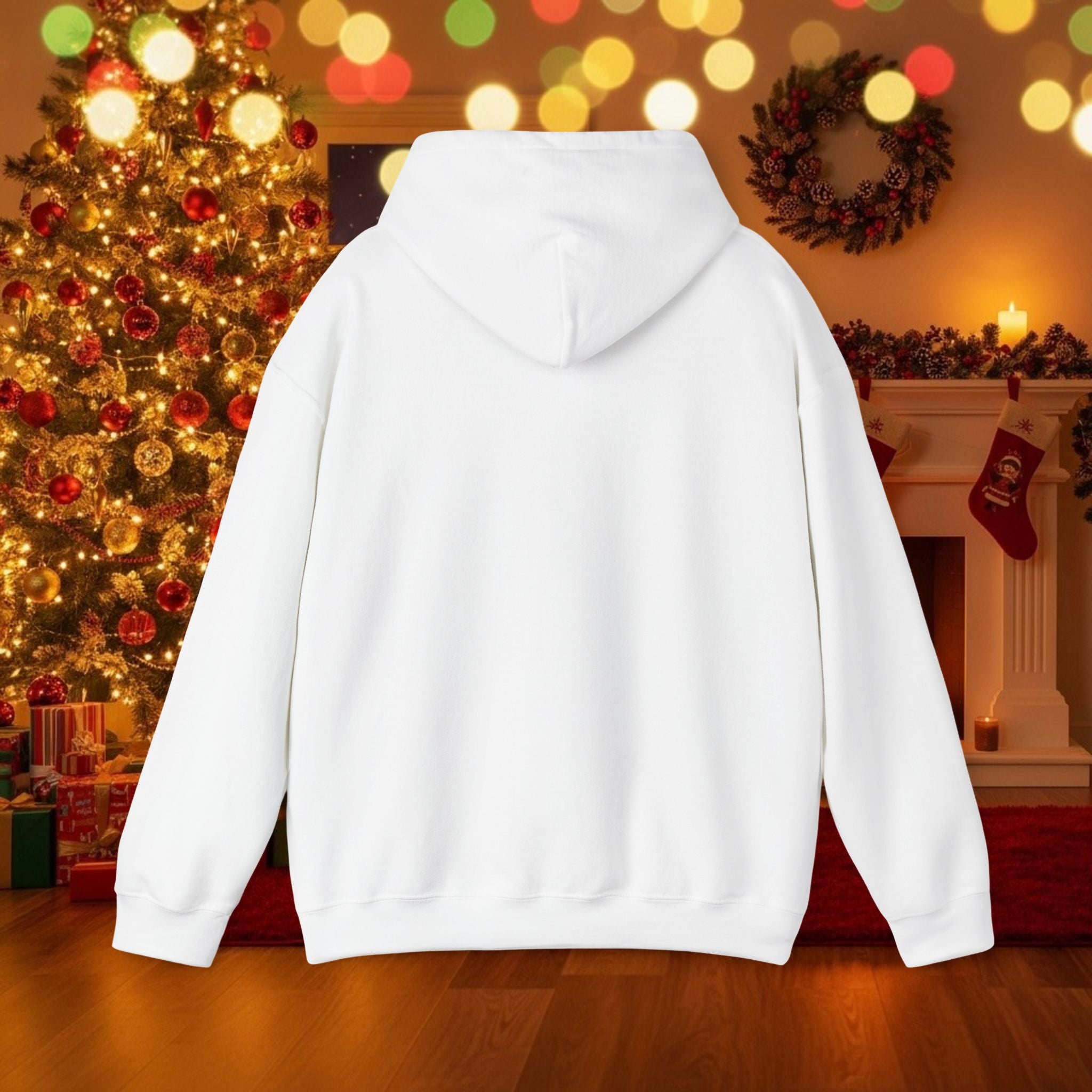 Christmas Holiday DZ Royal Cozy Unisex Hooded Sweatshirt