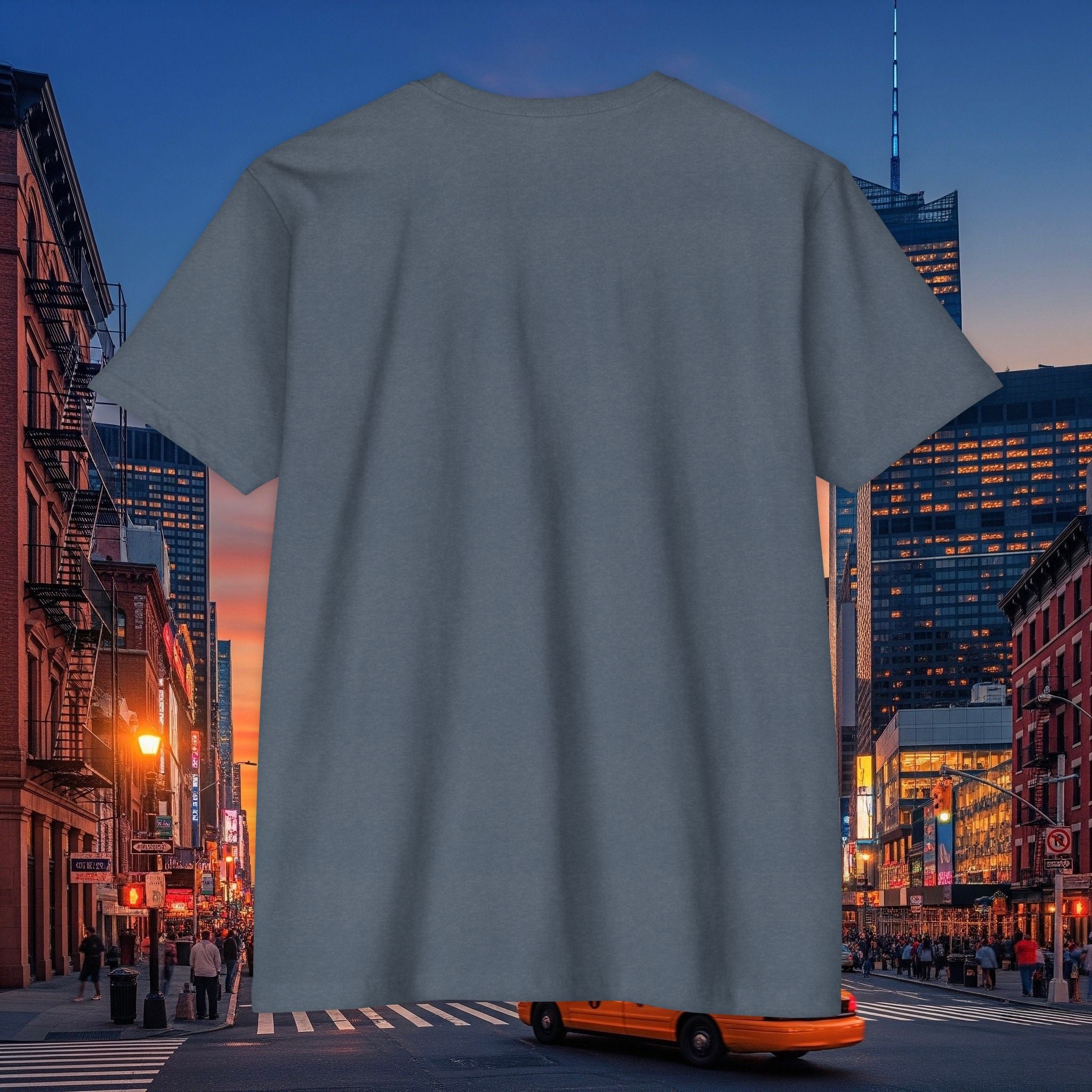 Classic Plain T‑Shirt — Unisex CVC Jersey Tee