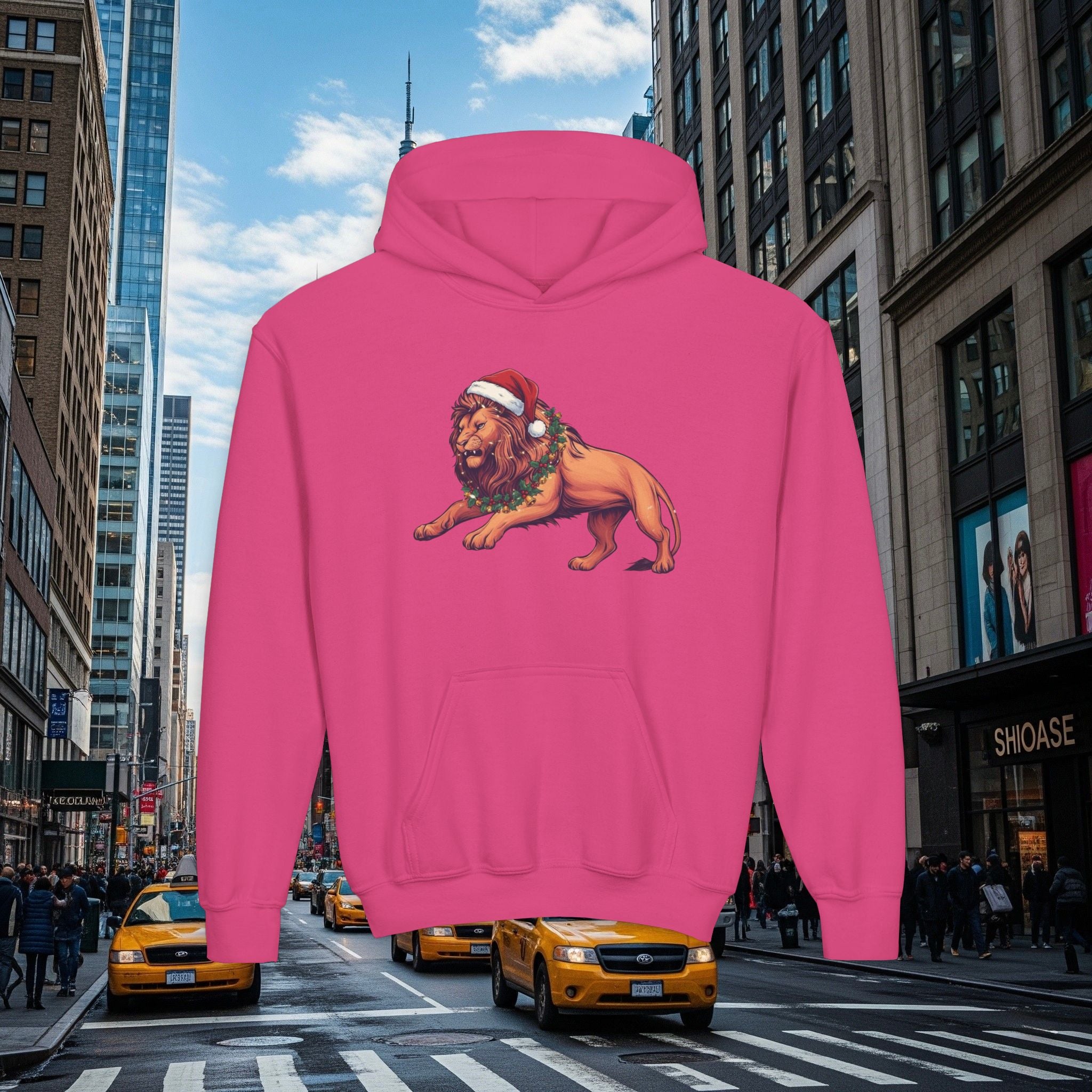 Christmas Legio Leo’s Youth Hoodie (Grown Lion)