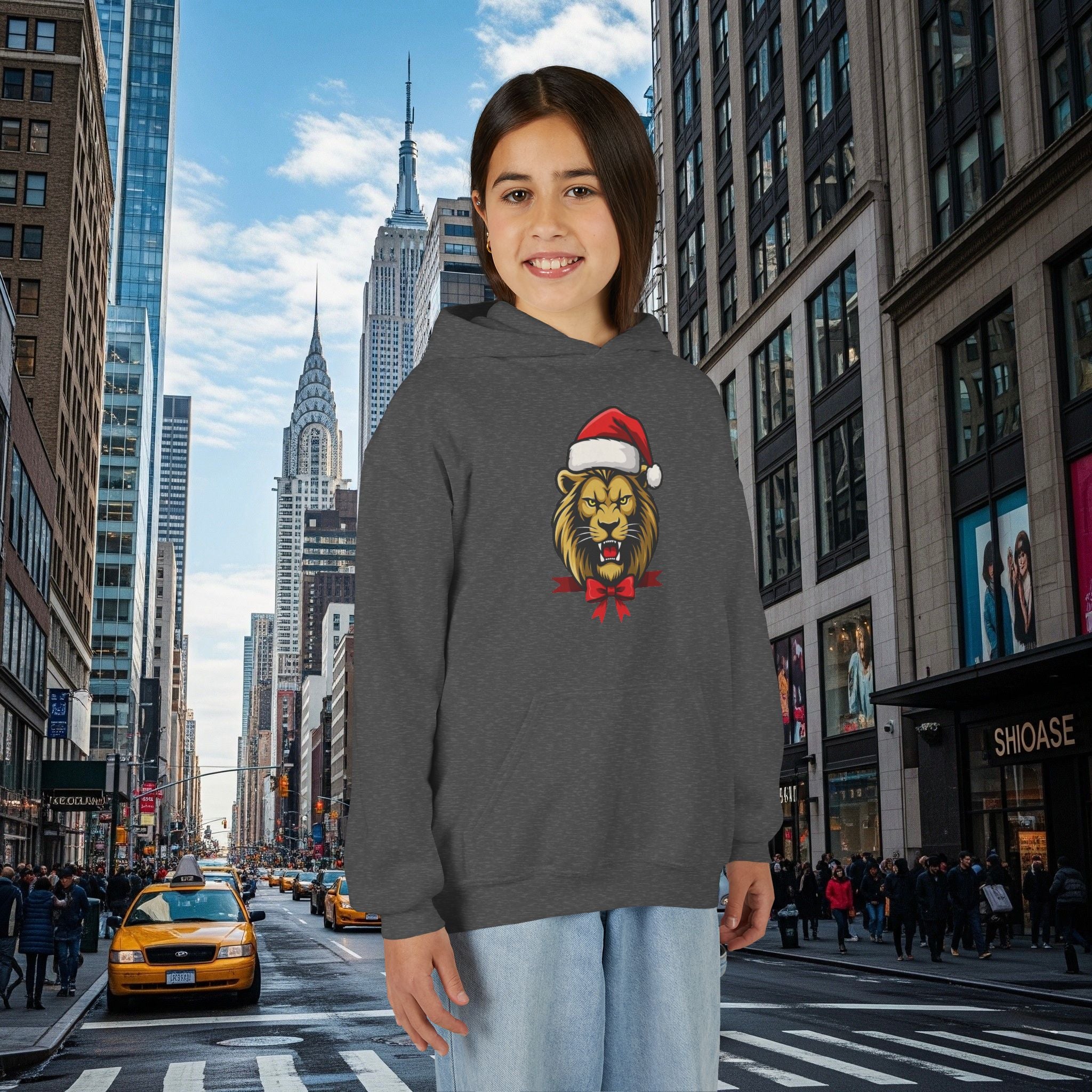 Christmas Legio Leo’s Youth Hoodie (Grown Lion)