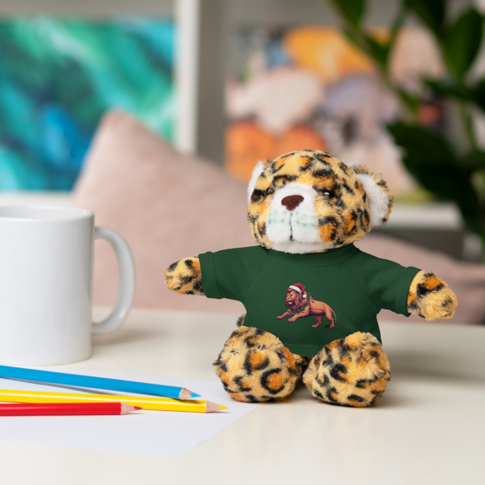 Stuffed Animals with Holiday Legio Leo by DZ Royal Tee