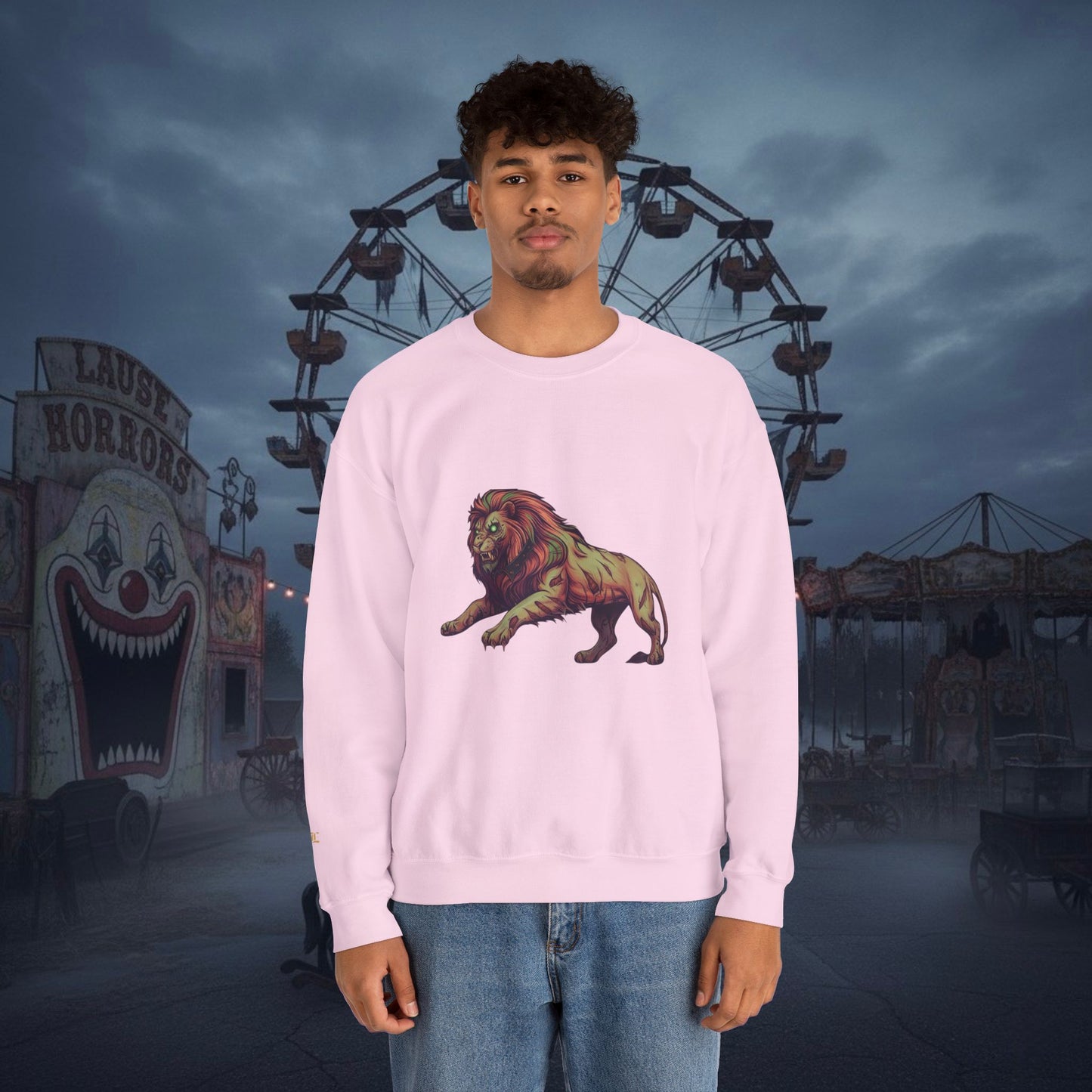 Undead Legio Leo by DZ Royal Crewneck Sweatshirt (Halloween Edition)