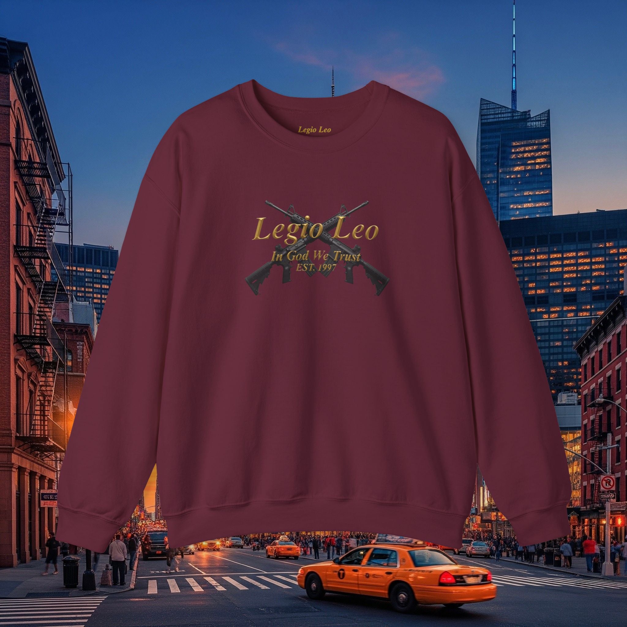 Legio Leo Crewneck Sweatshirt | Legio Leo Warrior Sweatshirt
