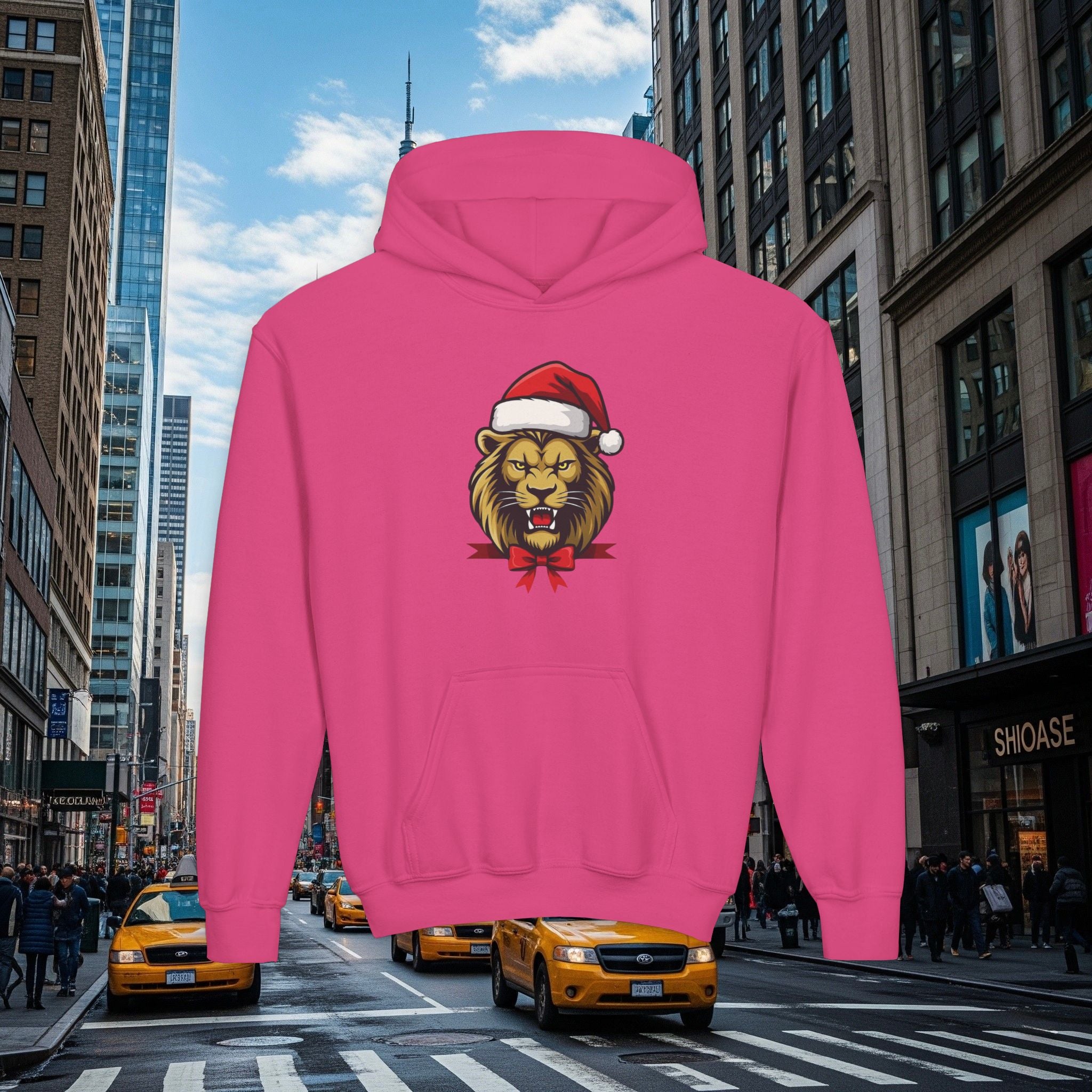 Christmas Legio Leo’s Youth Hoodie (Grown Lion)