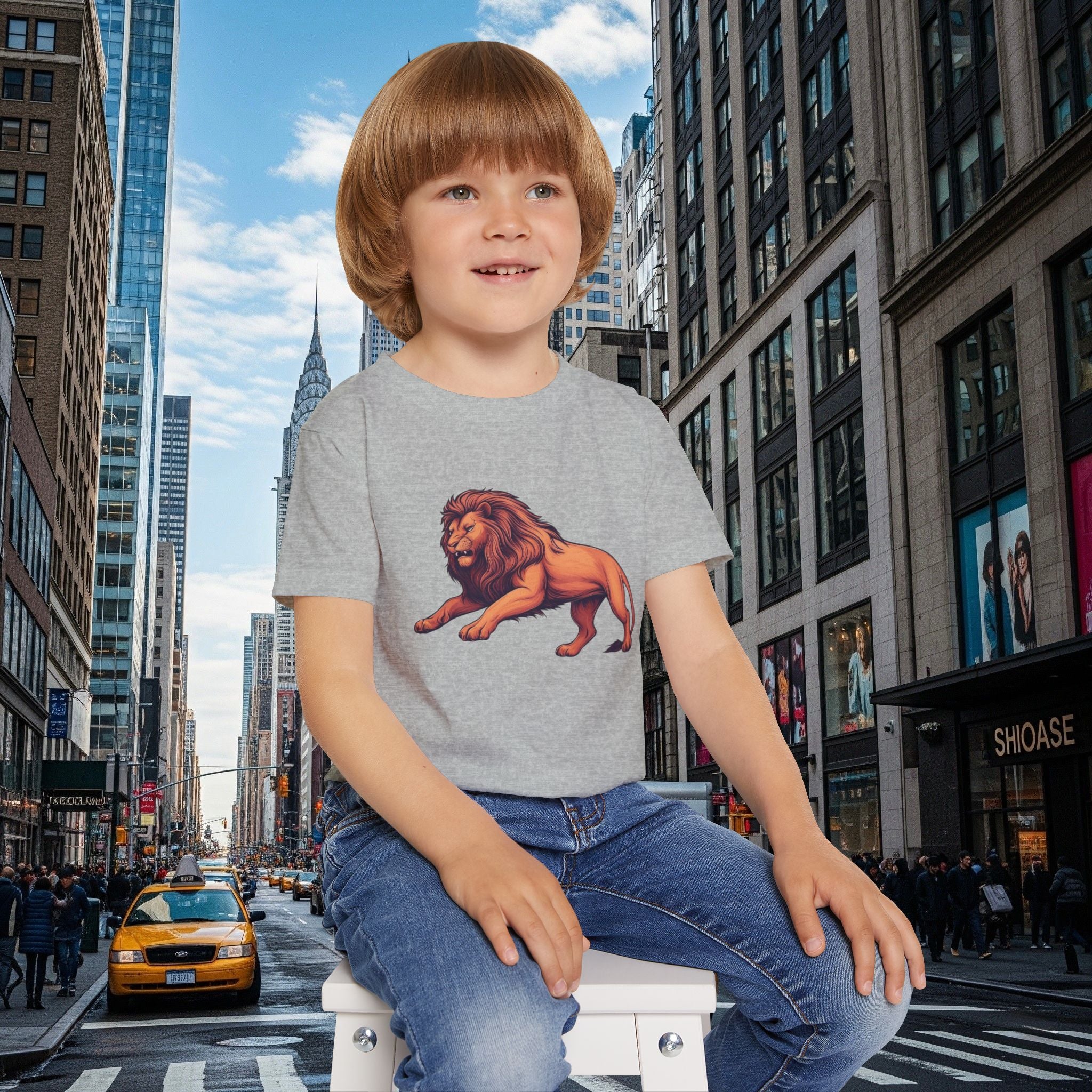Toddler T‑Shirt — Legio Leo for Kids(Grown Lion)
