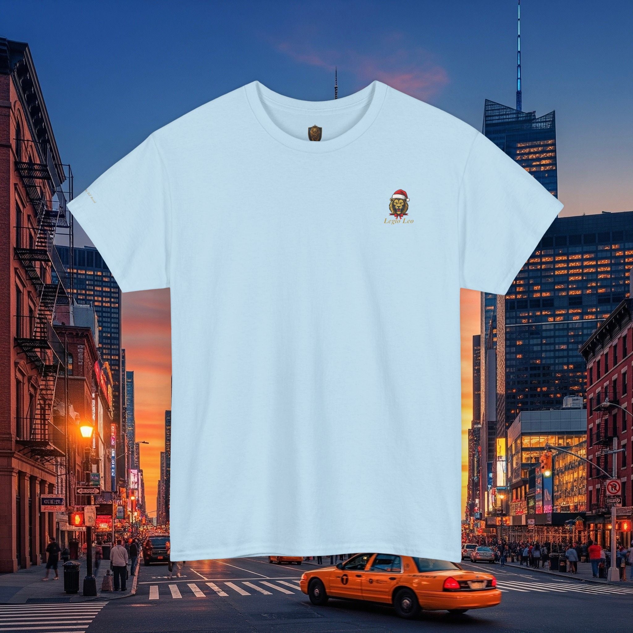 Christmas Holiday Legio Leo by DZ Royal Casual Cotton Tee