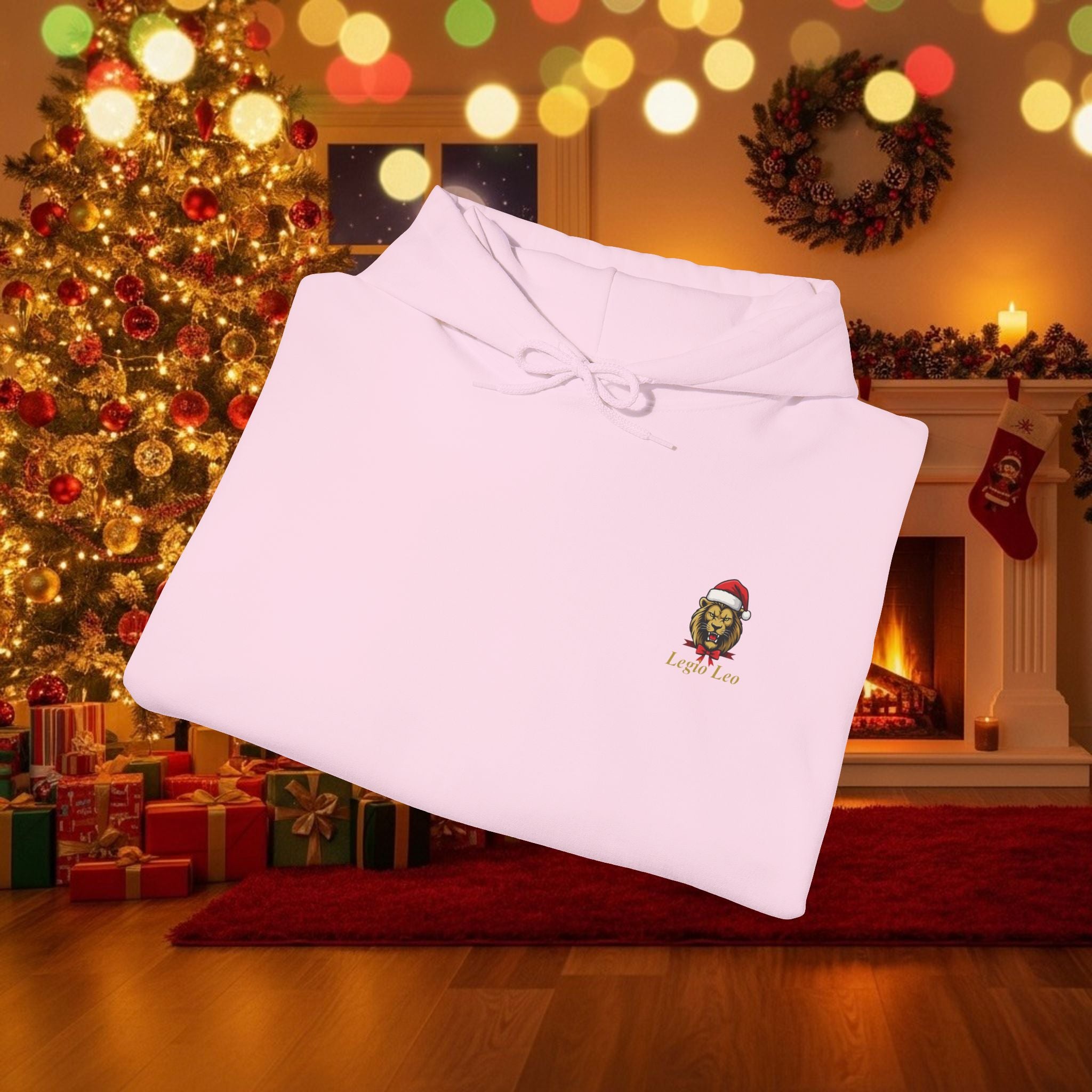 Christmas Legio Leo by DZ Royal Cozy Unisex Hooded Sweatshirt