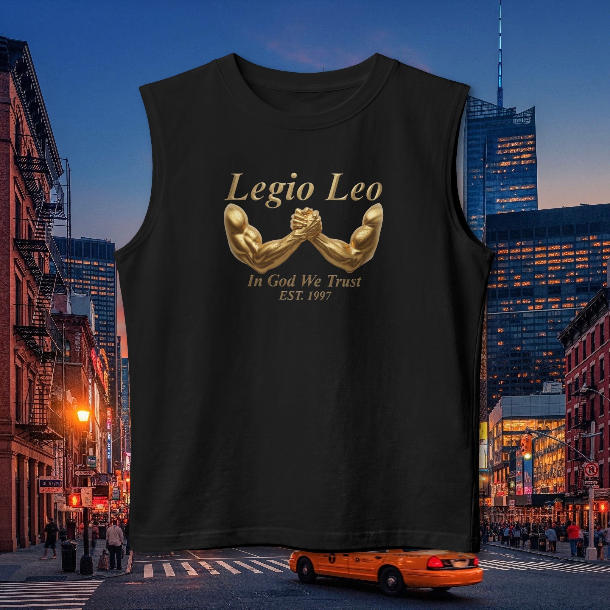 Legio Leo | Unisex Jersey Muscle Tank ‘Show Of Strength’