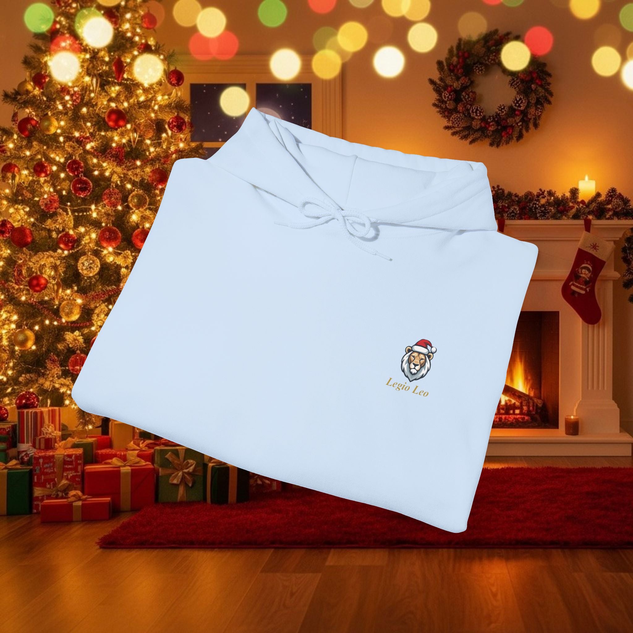 Christmas Legio Leo by DZ Royal Cozy Unisex Hooded Sweatshirt