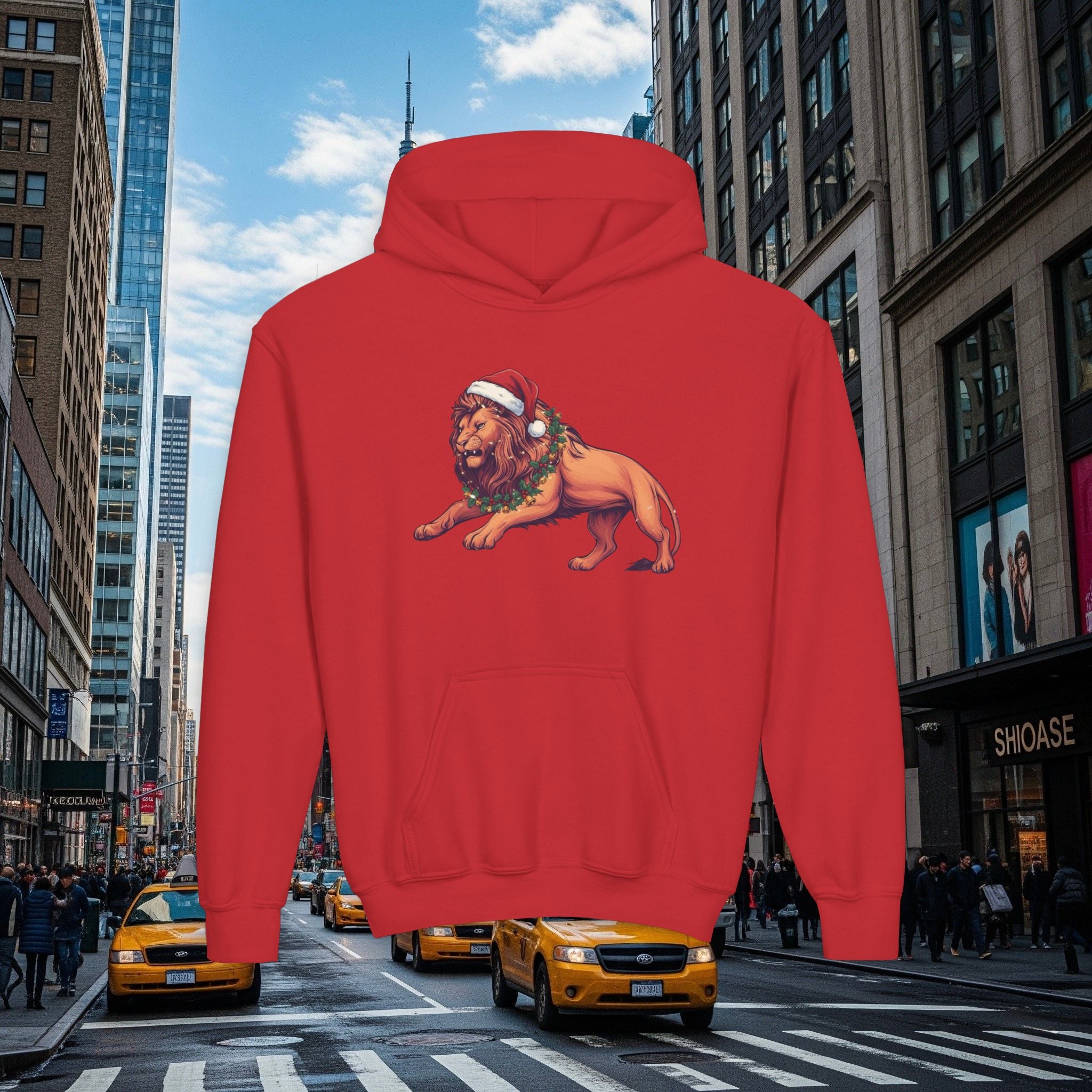 Christmas Legio Leo’s Youth Hoodie (Grown Lion)