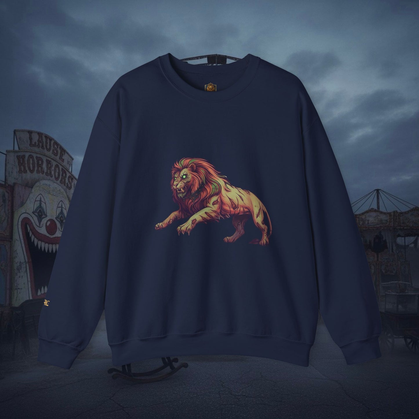 Undead Legio Leo by DZ Royal Crewneck Sweatshirt (Halloween Edition)