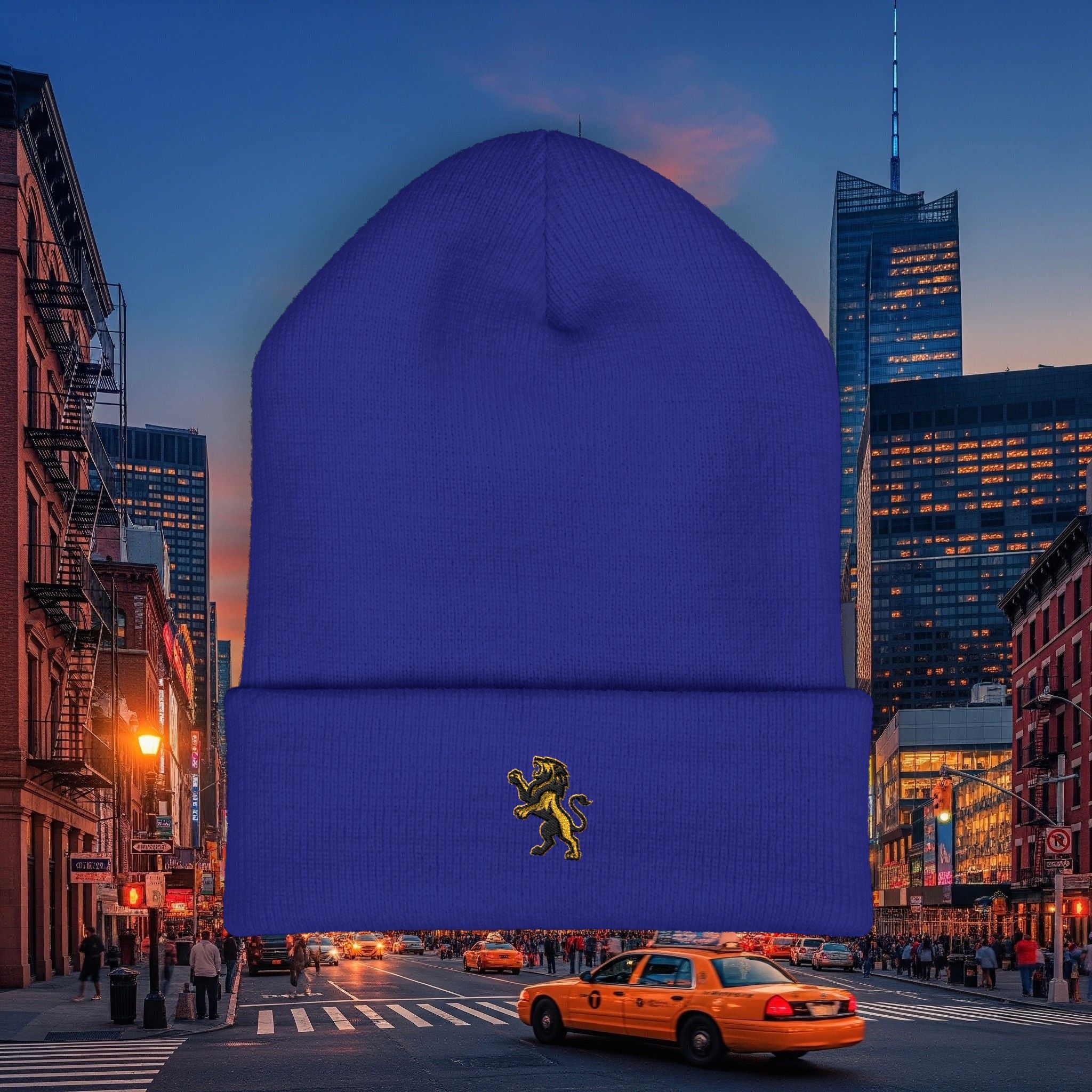Legio Leo by DZ Royal Cuffed Beanie | Mighty Lion Basic Design