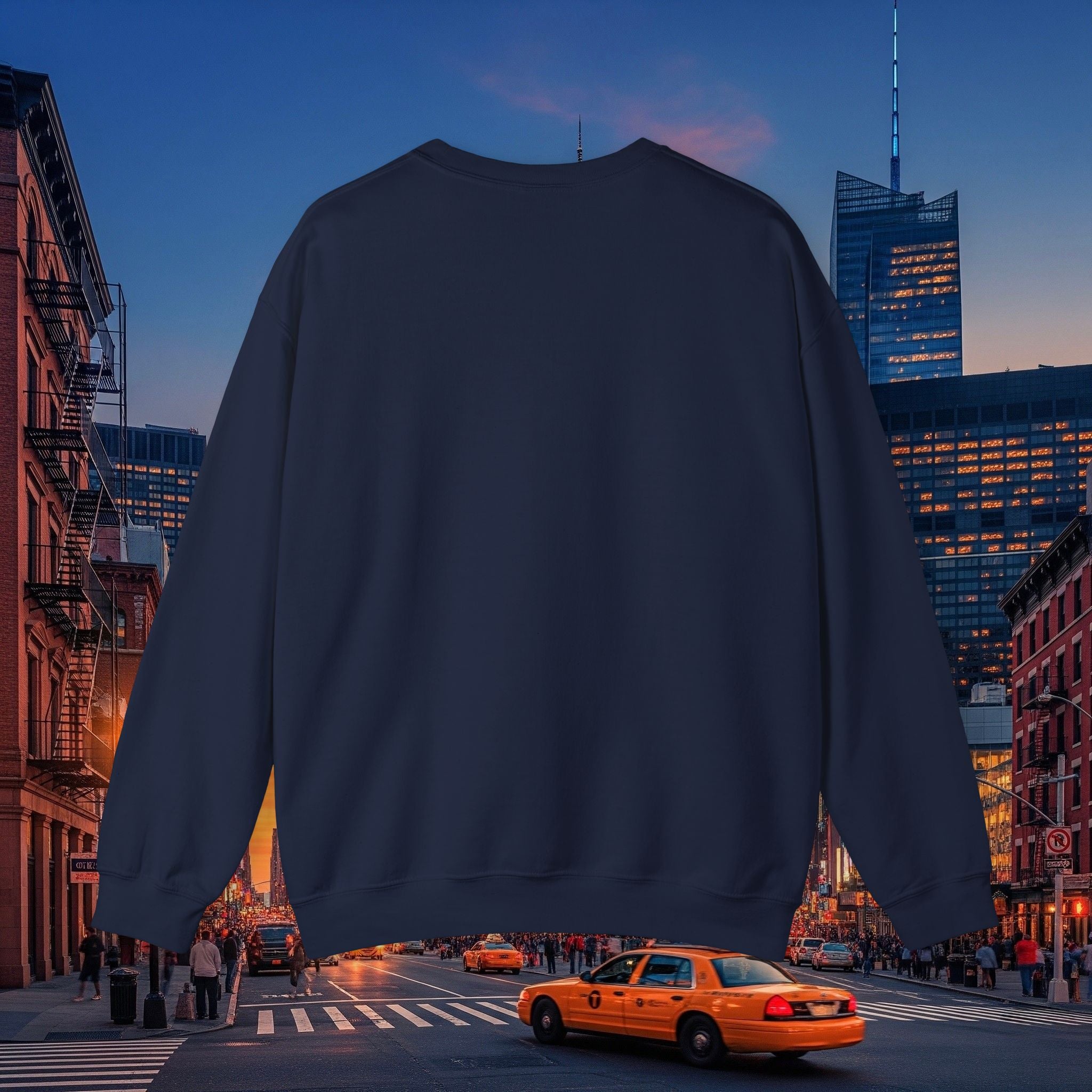 Legio Leo by DZ Royal Cozy Crewneck Sweatshirt | Overlapping L’s Print Design