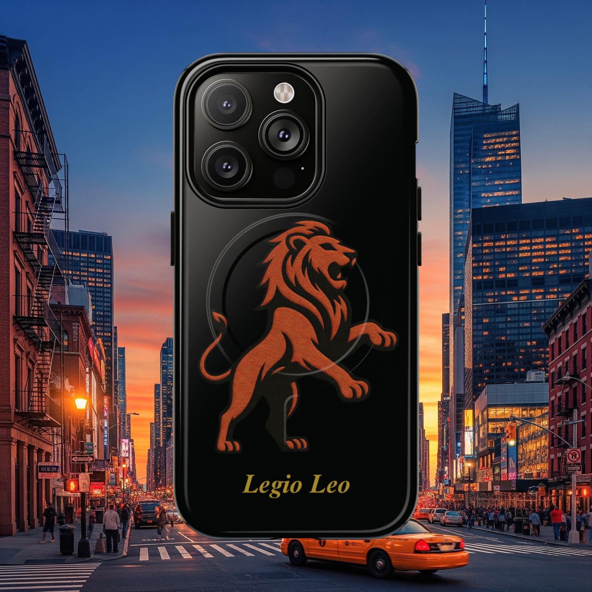 Tough Magnetic Phone Cases - Embrace Strength and Style, Legio Leo by DZ Royal Design, Durable Protection