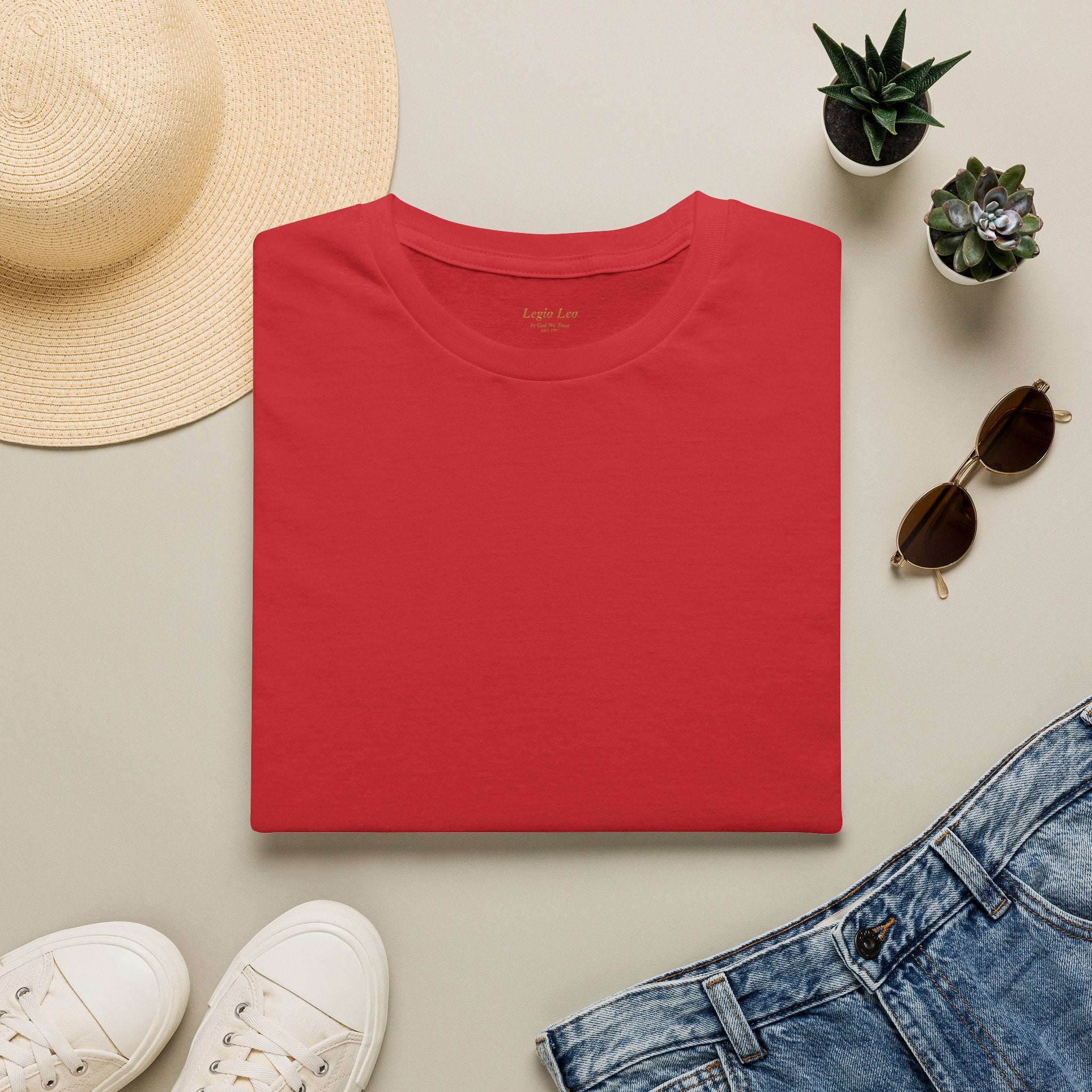 Plain T‑Shirt — Classic Basic Crewneck Tee